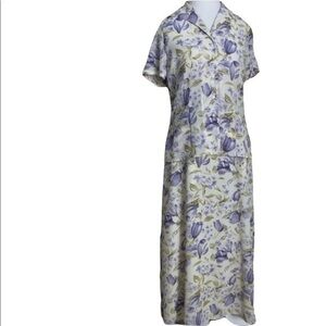 Jennifer Moore 2 Piece Co ord Set Floral Skirt & Blouse Set  Pockets